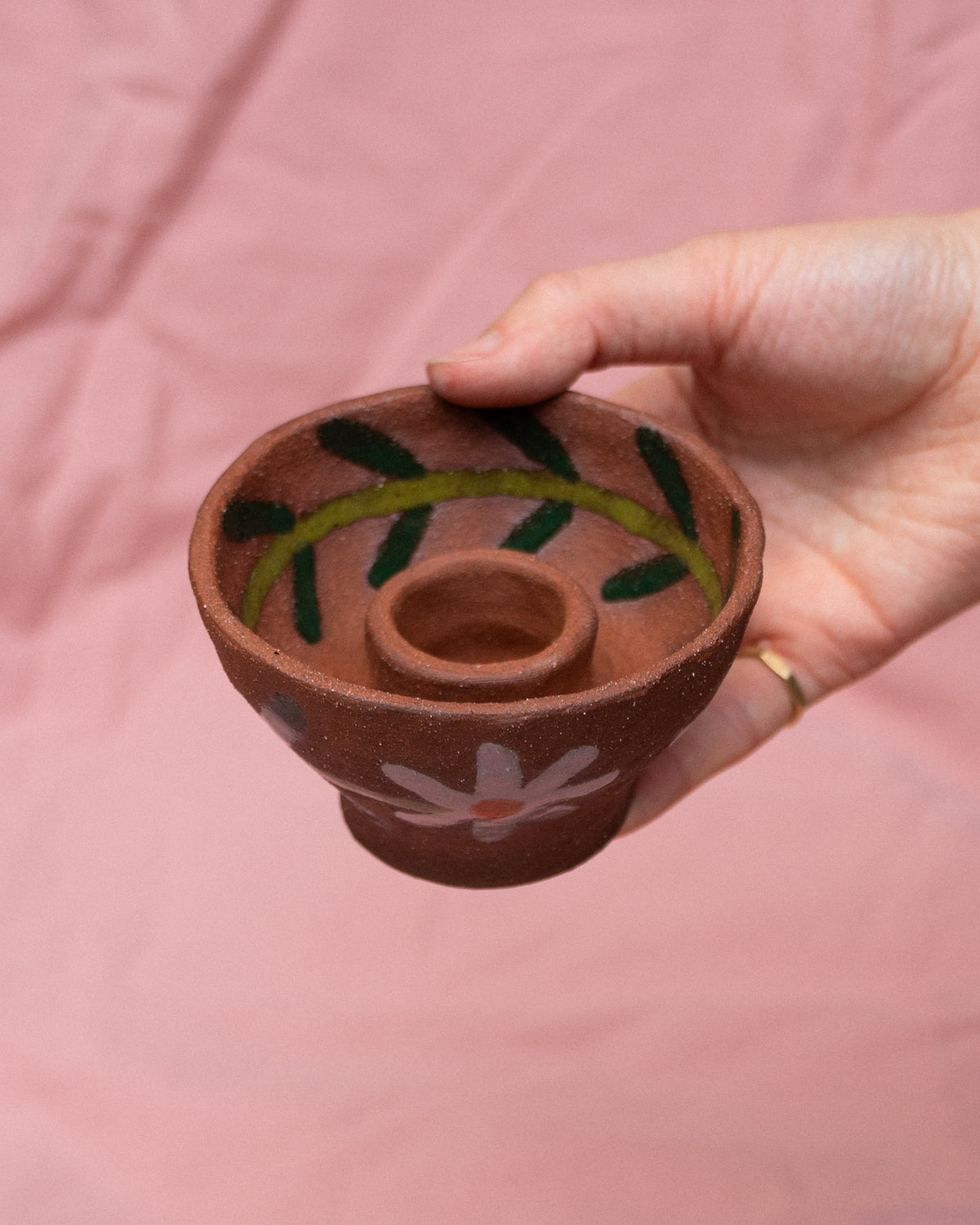 Flower Candlestick Holder