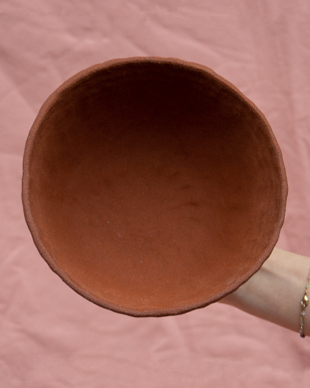 Terracotta Flower Bowl 1