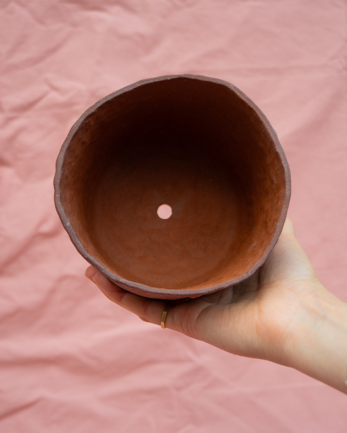 Light Blue Straight Wall Flower Plant Pot