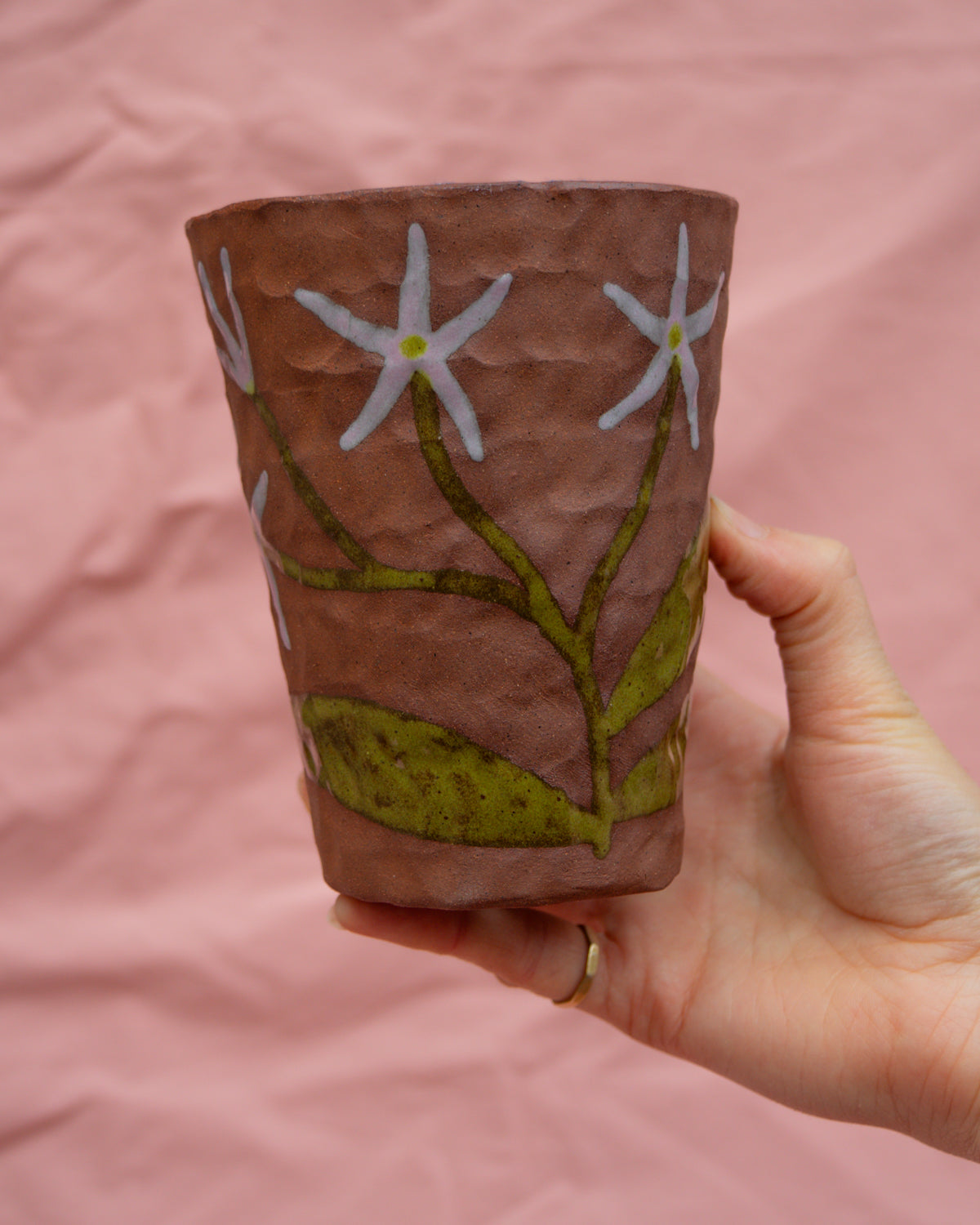 Small Terra Spikey Flower Plant Pot