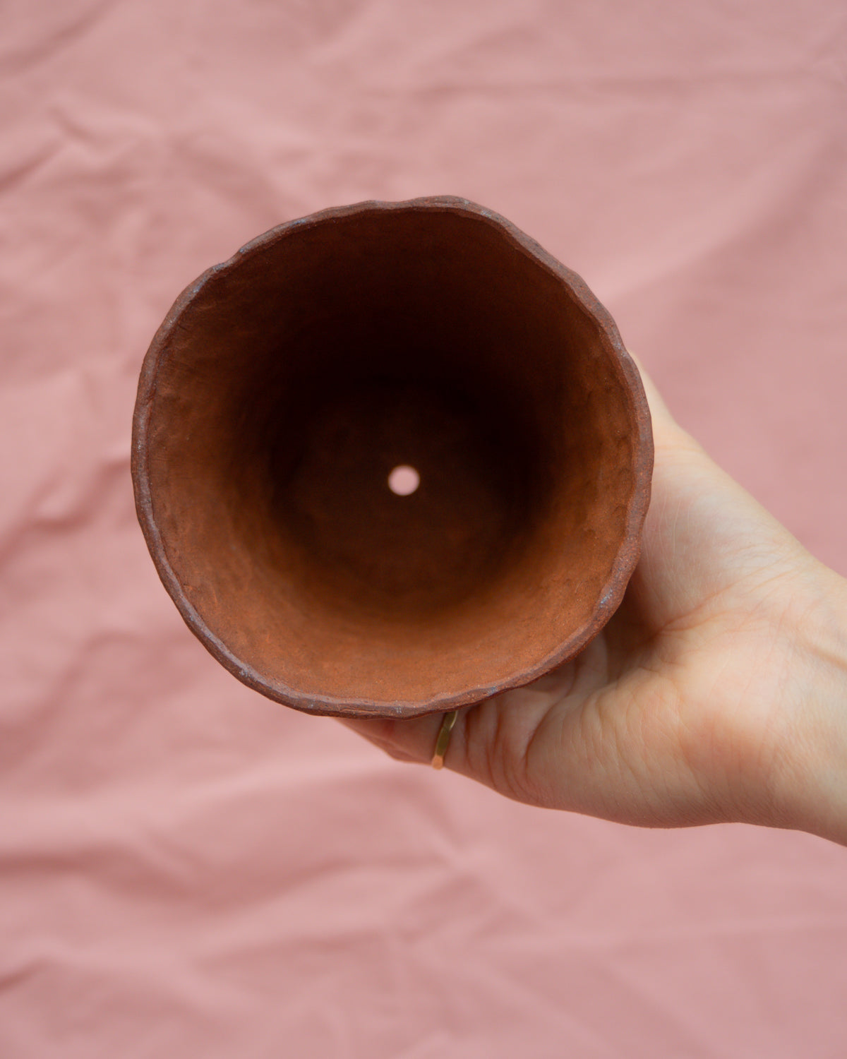 Small Terra Spikey Flower Plant Pot