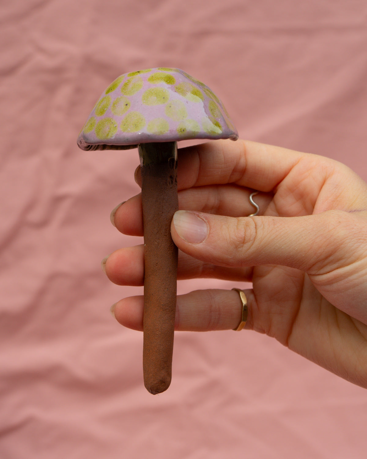 Lilac Garden Mushroom