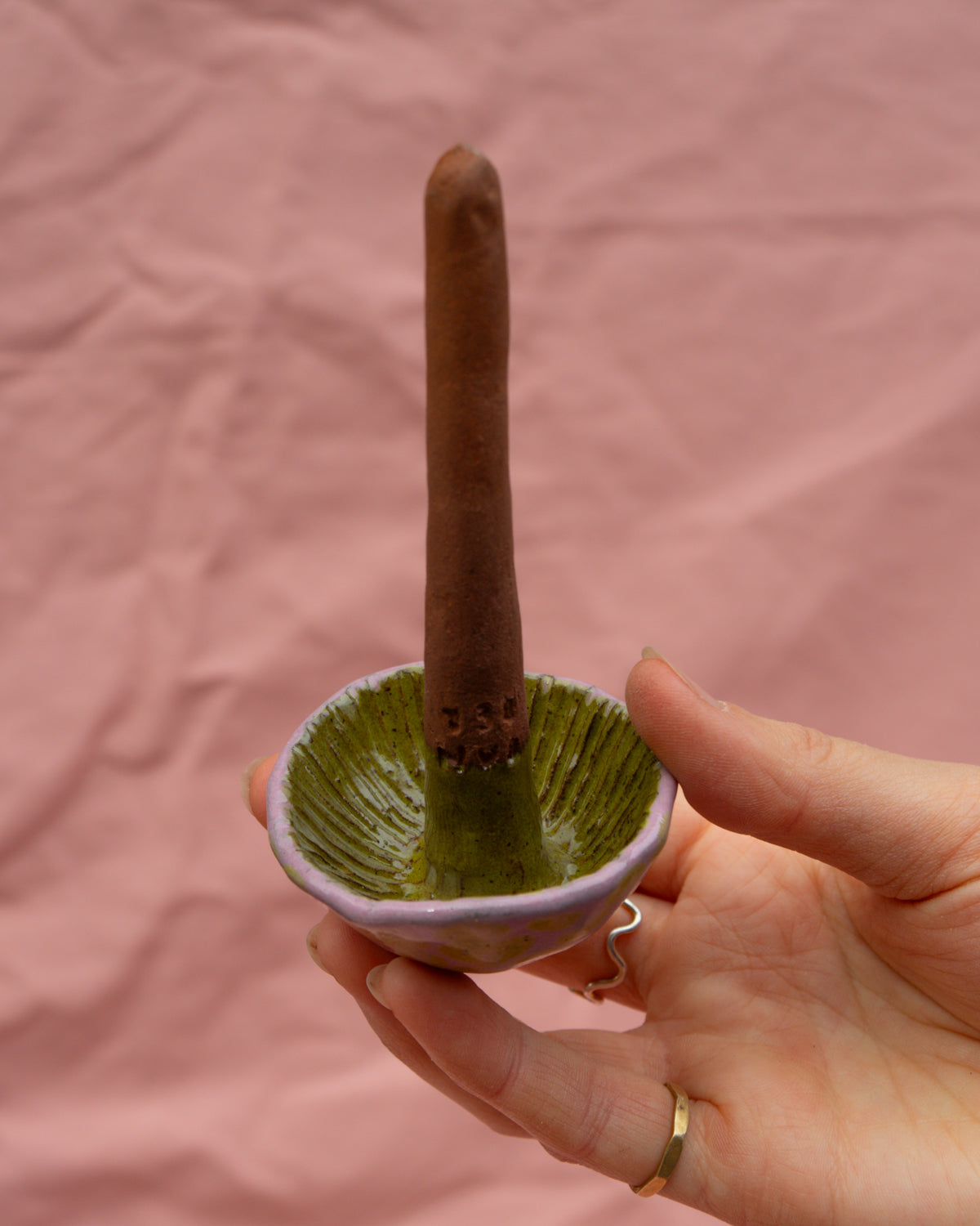 Lilac Garden Mushroom