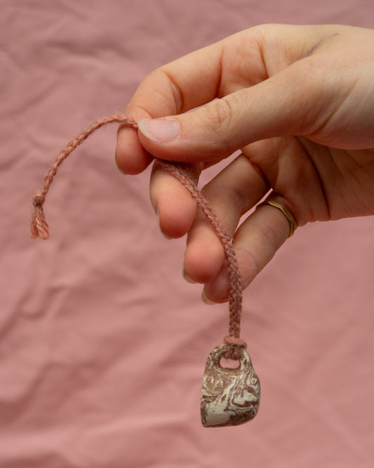 Marbled Tiny Mug Charm