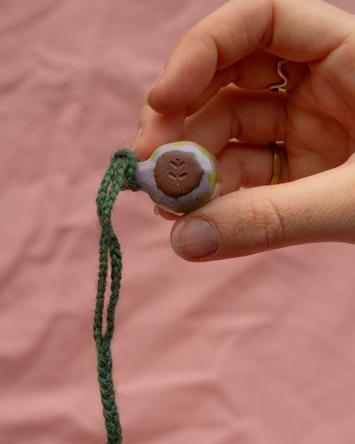 Lilac Tiny Mug Charm