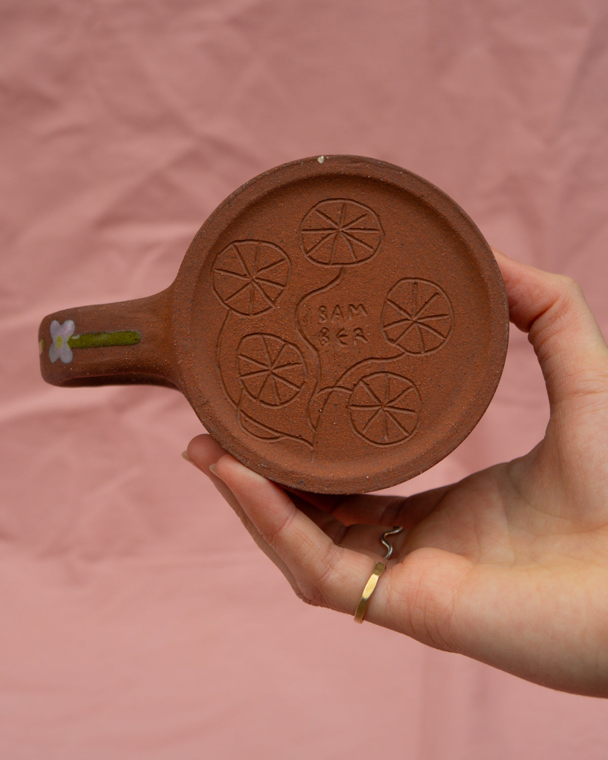 Terracotta Flowers Mug