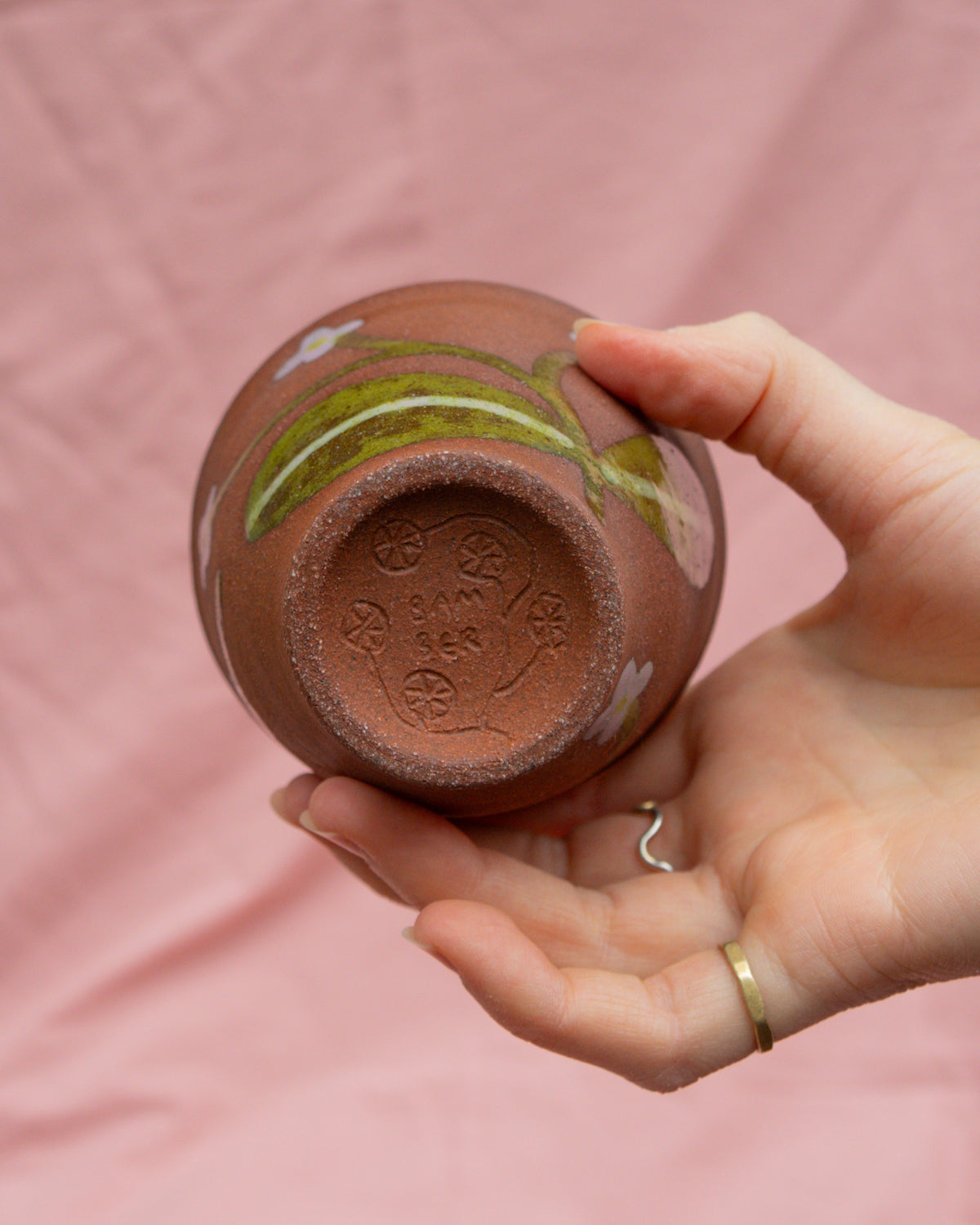 Small Terra Flower Bowl (Wheel-thrown)