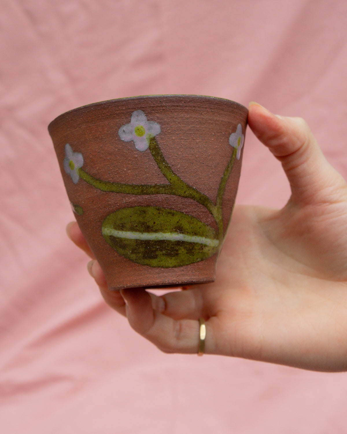Small Terra Flower Bowl (Wheel-thrown)