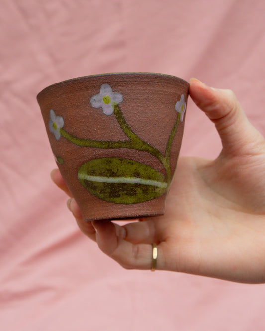 Small Terra Flower Bowl (Wheel-thrown)