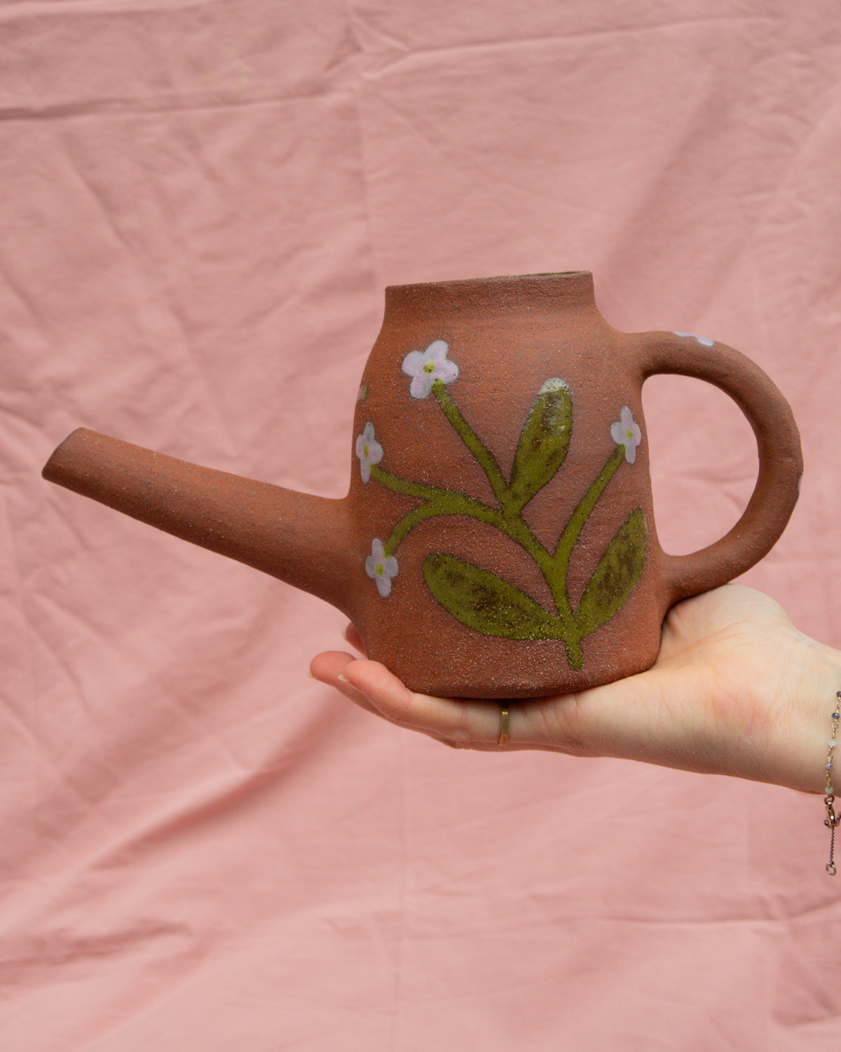 Flowers Terra Watering Can Pot