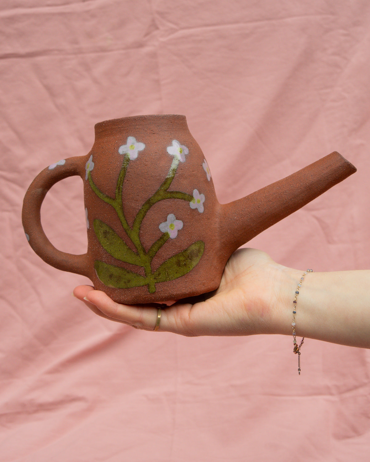 Flowers Terra Watering Can Pot