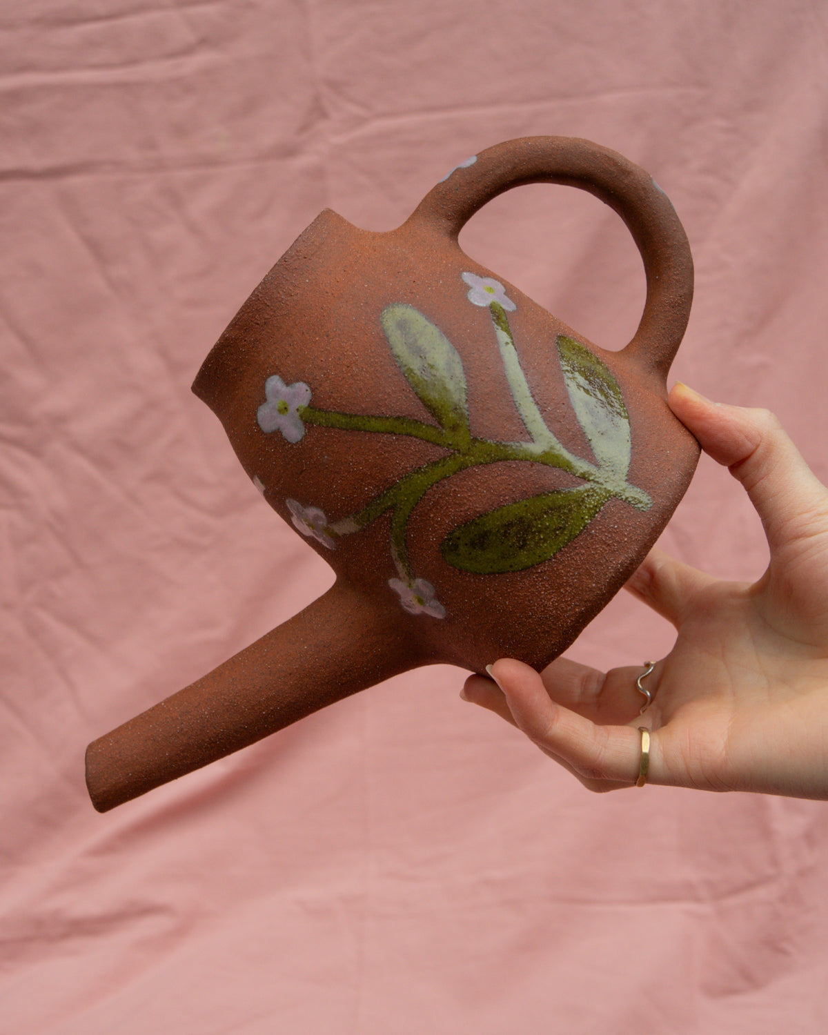 Flowers Terra Watering Can Pot