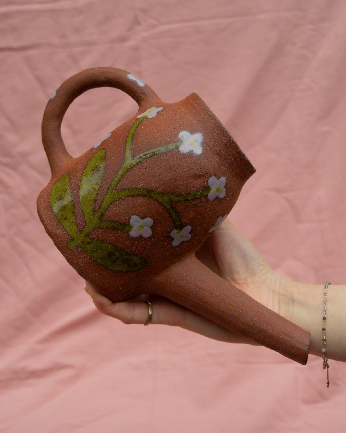 Flowers Terra Watering Can Pot