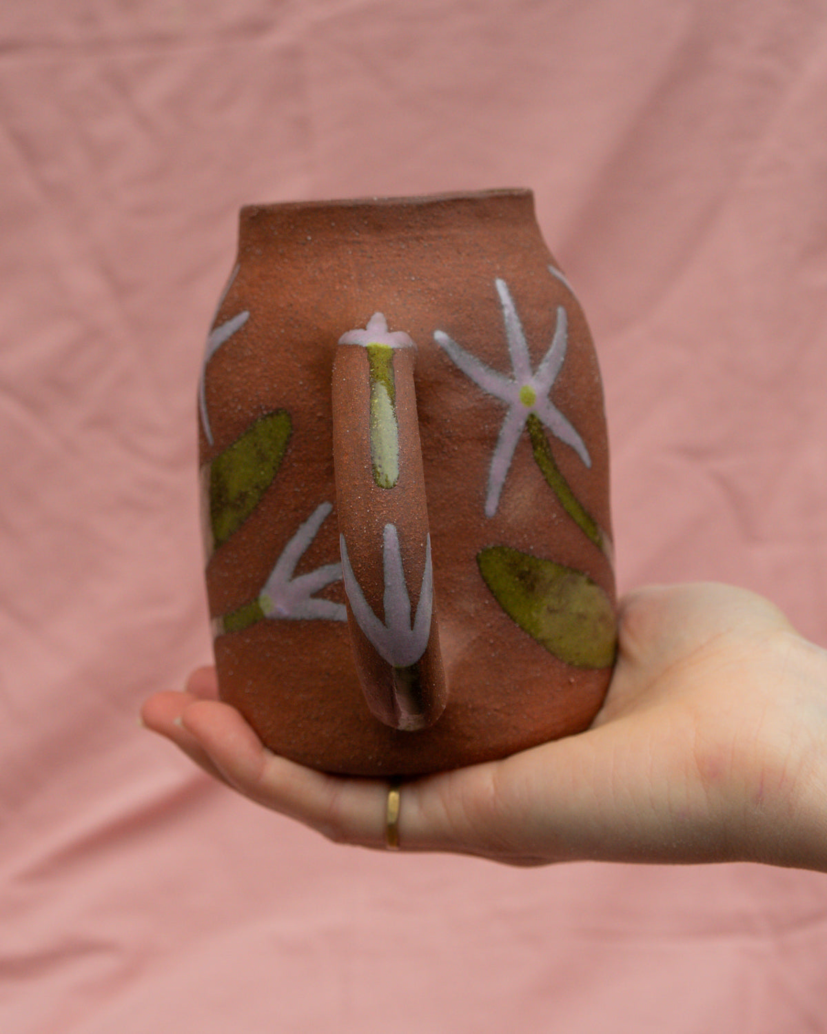 Spikey Flowers Terra Watering Can Pot