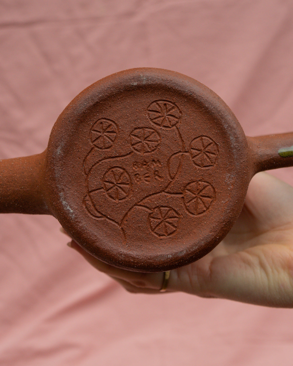 Spikey Flowers Terra Watering Can Pot