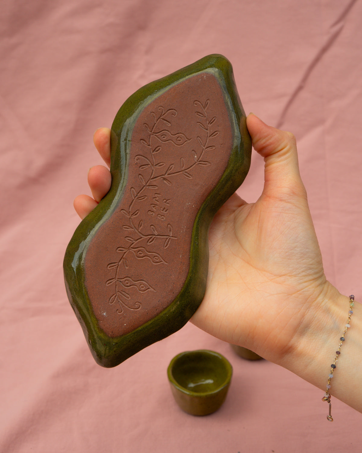 Pea Pod Plate + Bowls Set