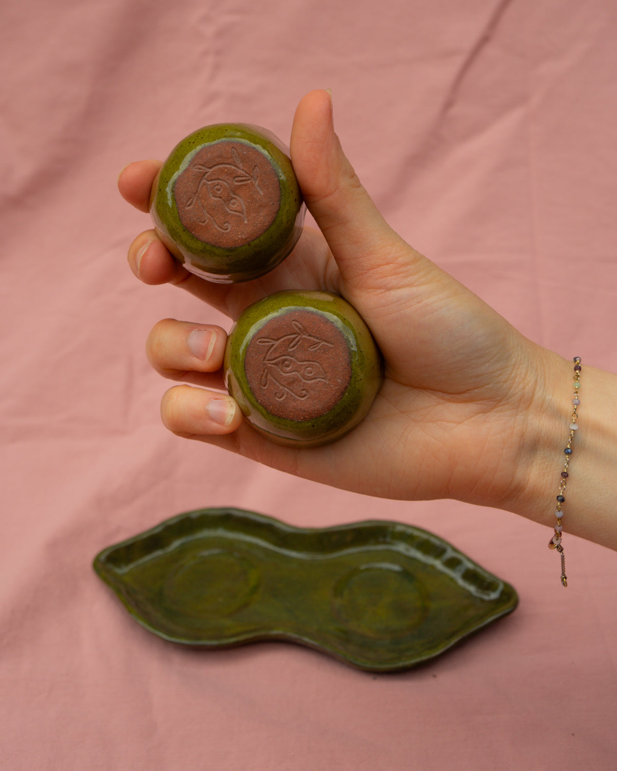 Pea Pod Plate + Bowls Set