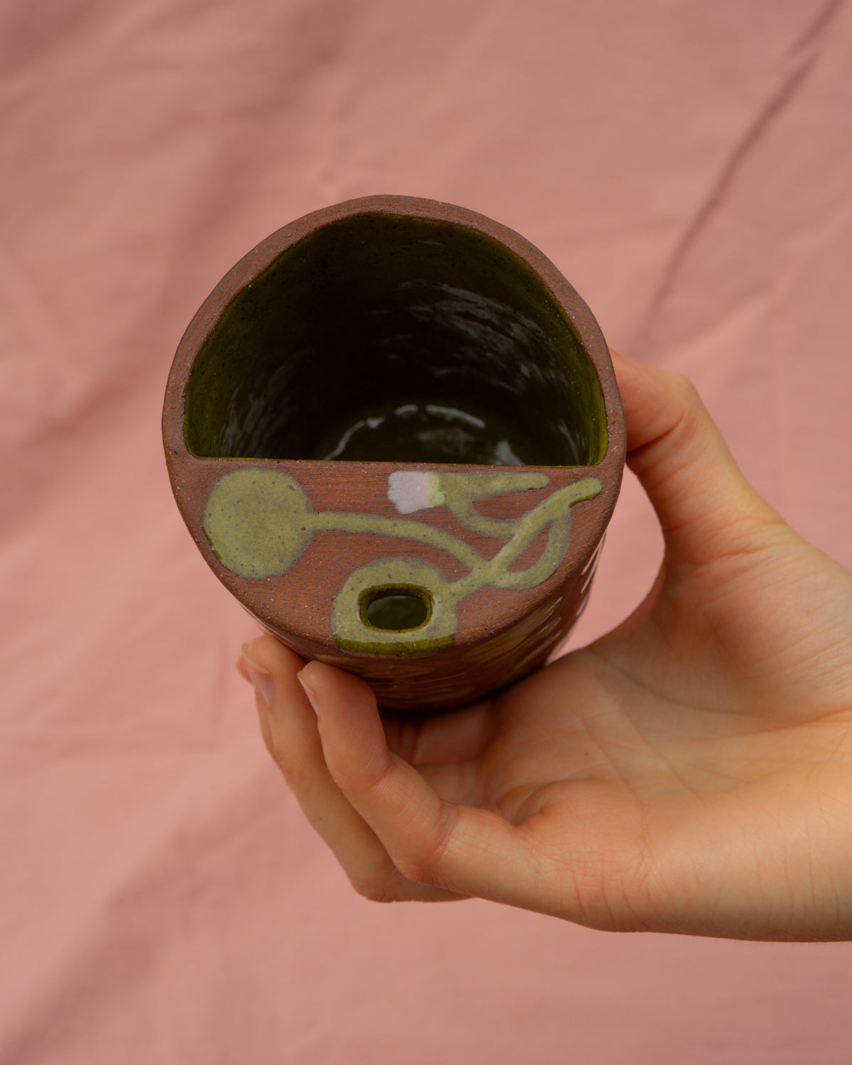 Terracotta Nasturtium Travel Cup