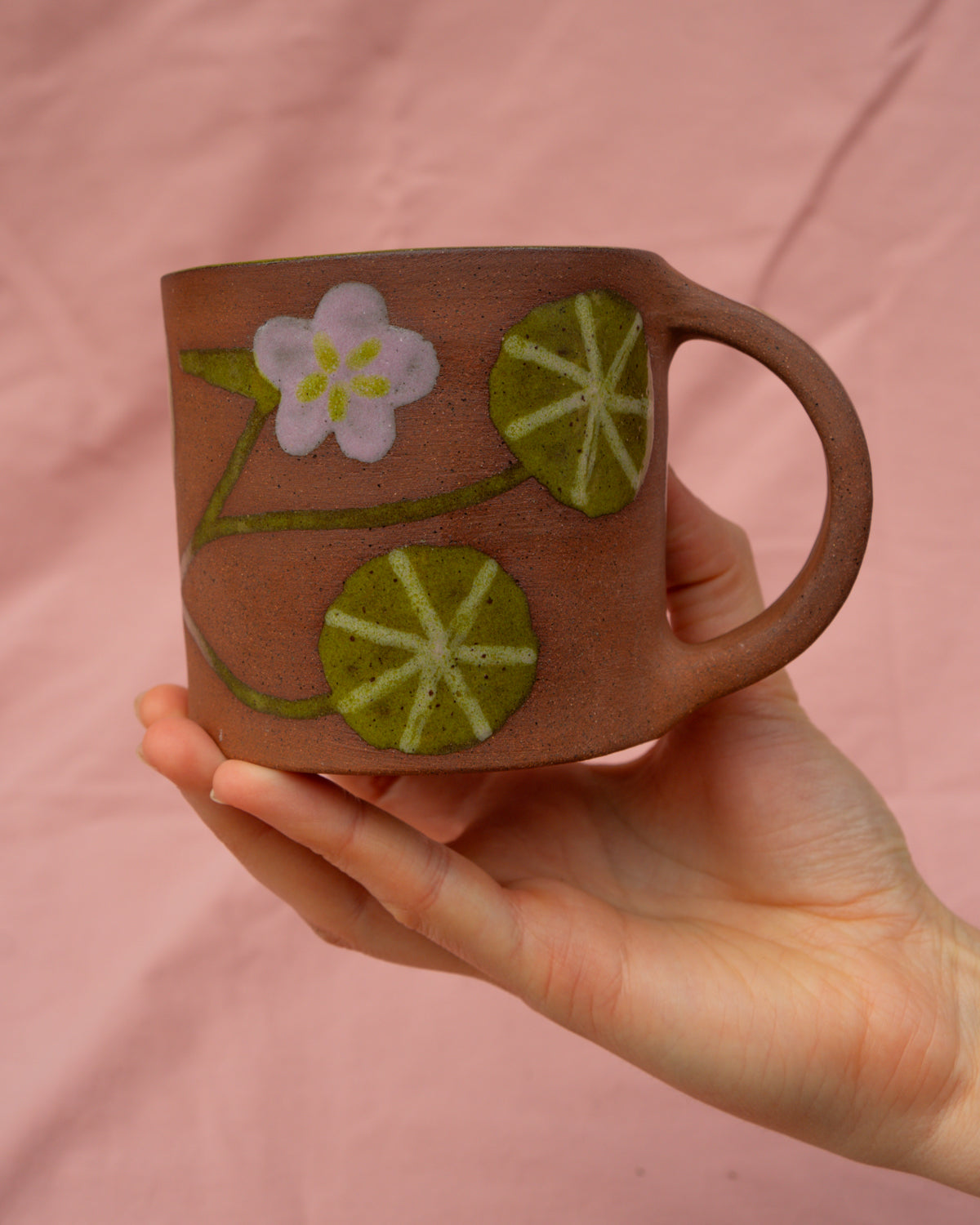 Terracotta Nasturtium Mug