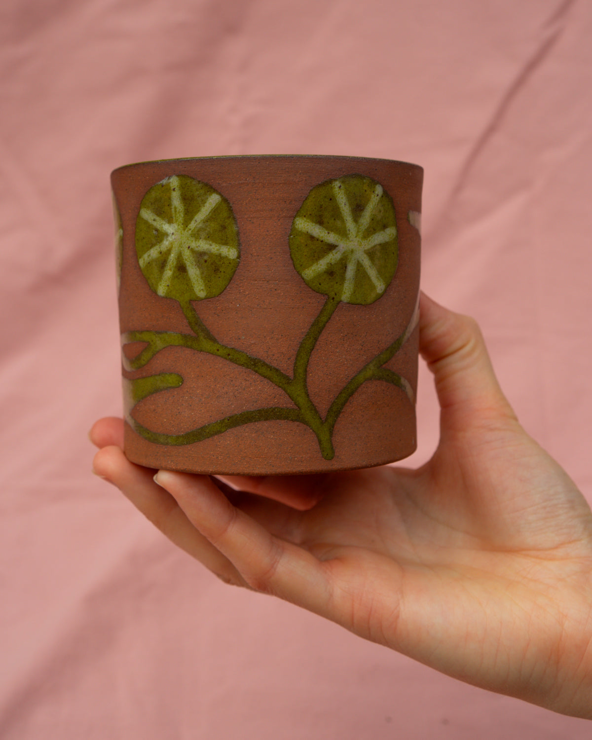 Terracotta Nasturtium Mug