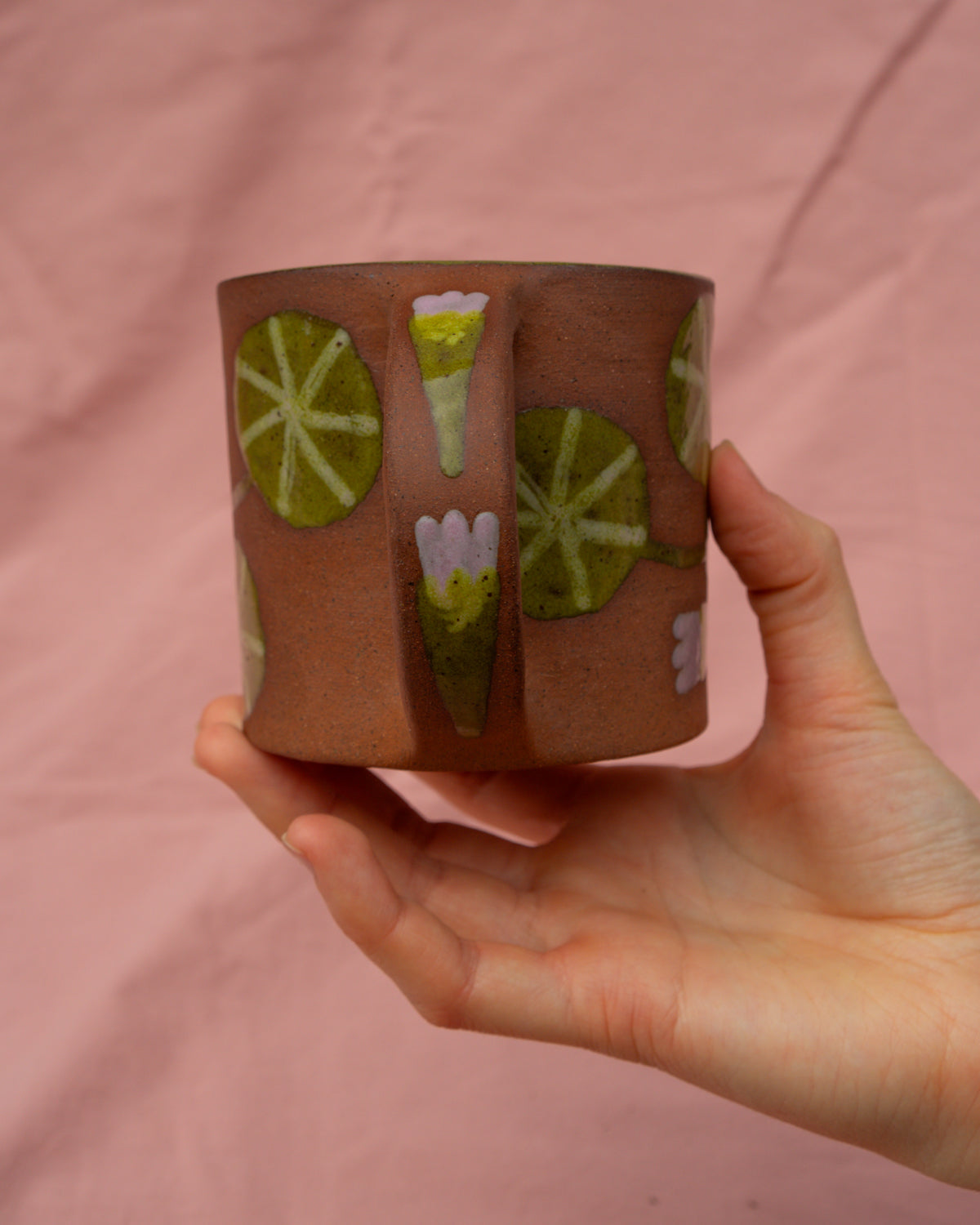 Terracotta Nasturtium Mug
