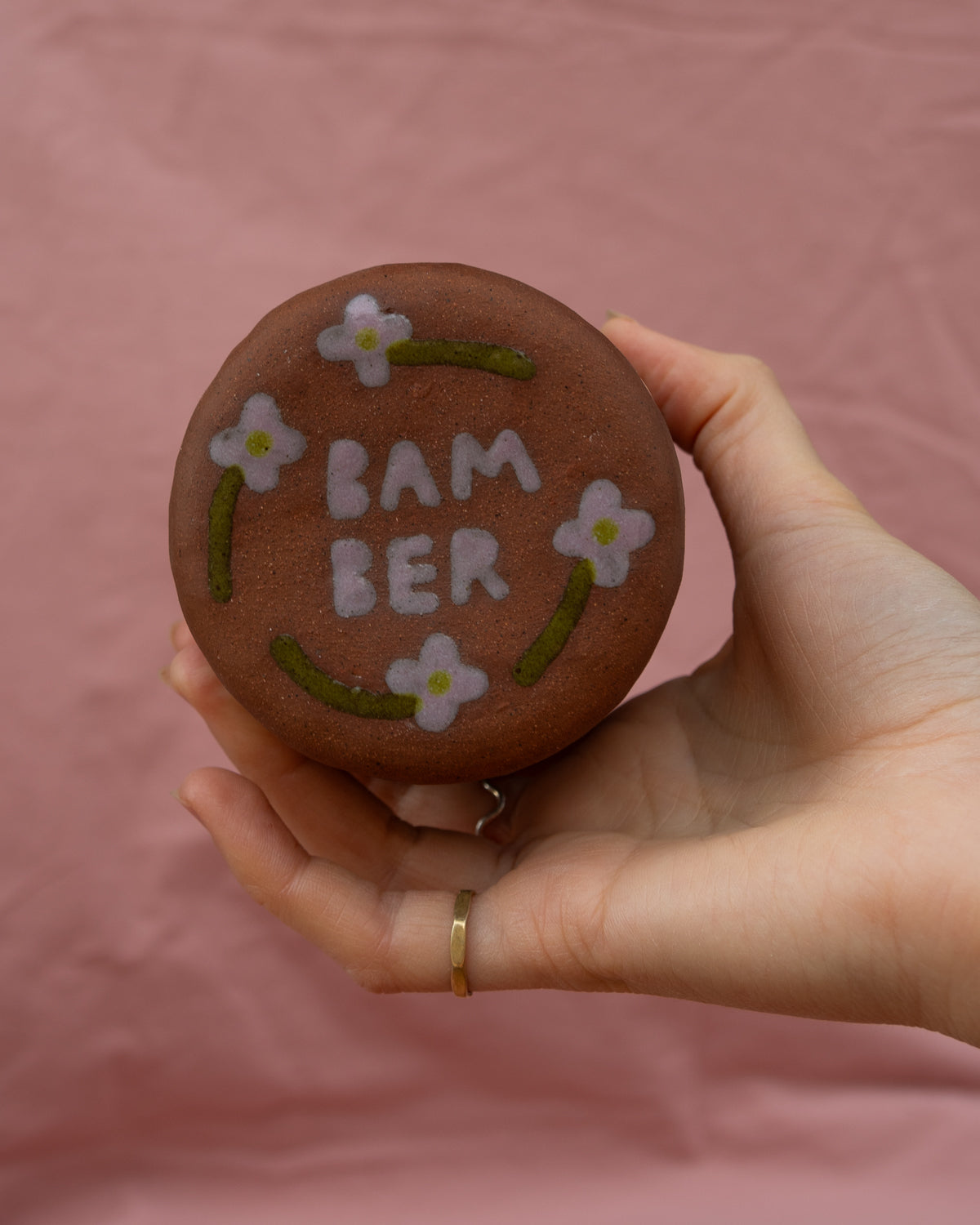 Terracotta Flowers Travel Cup