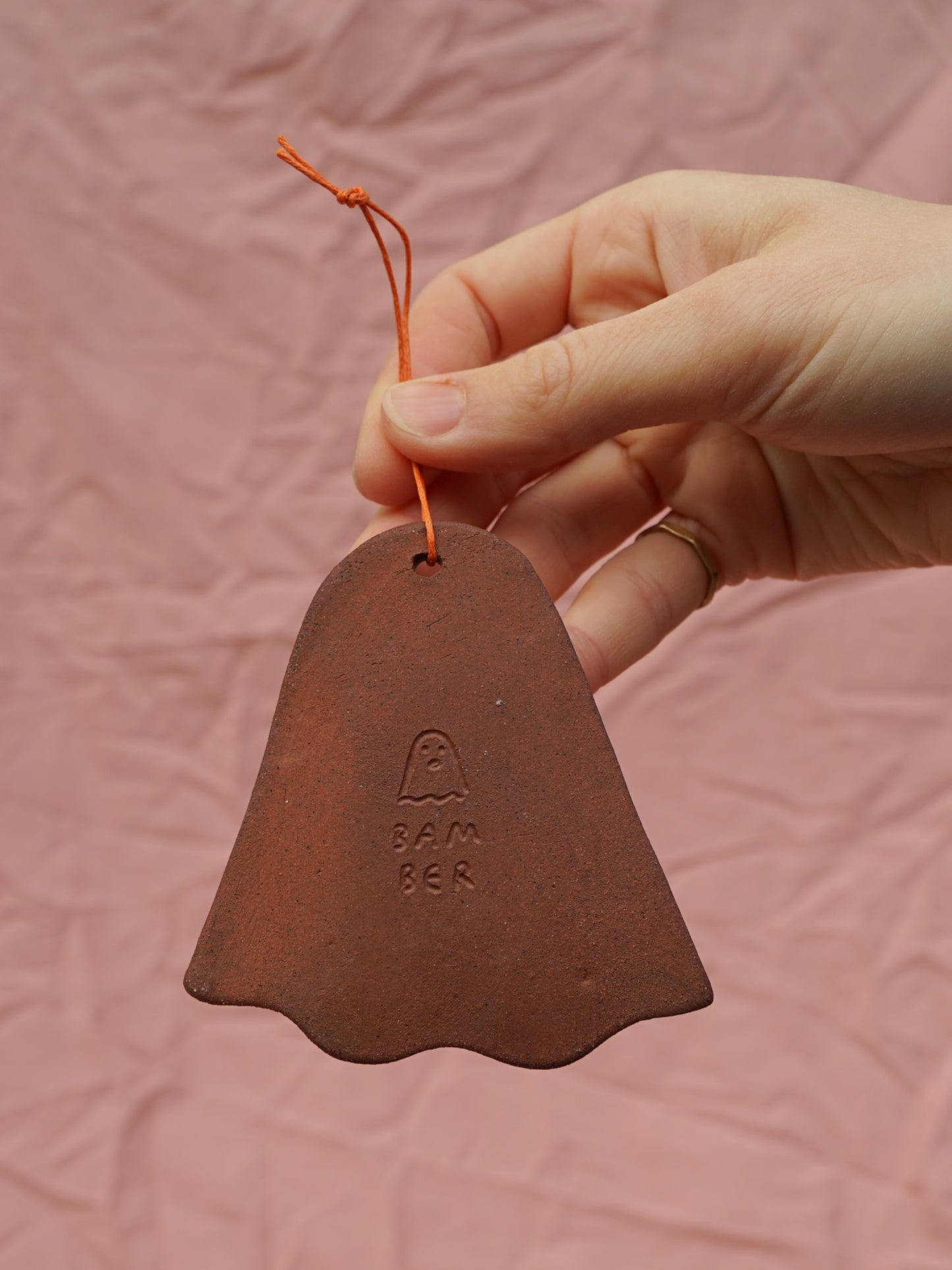 Sad Ghost Hanging Ornament