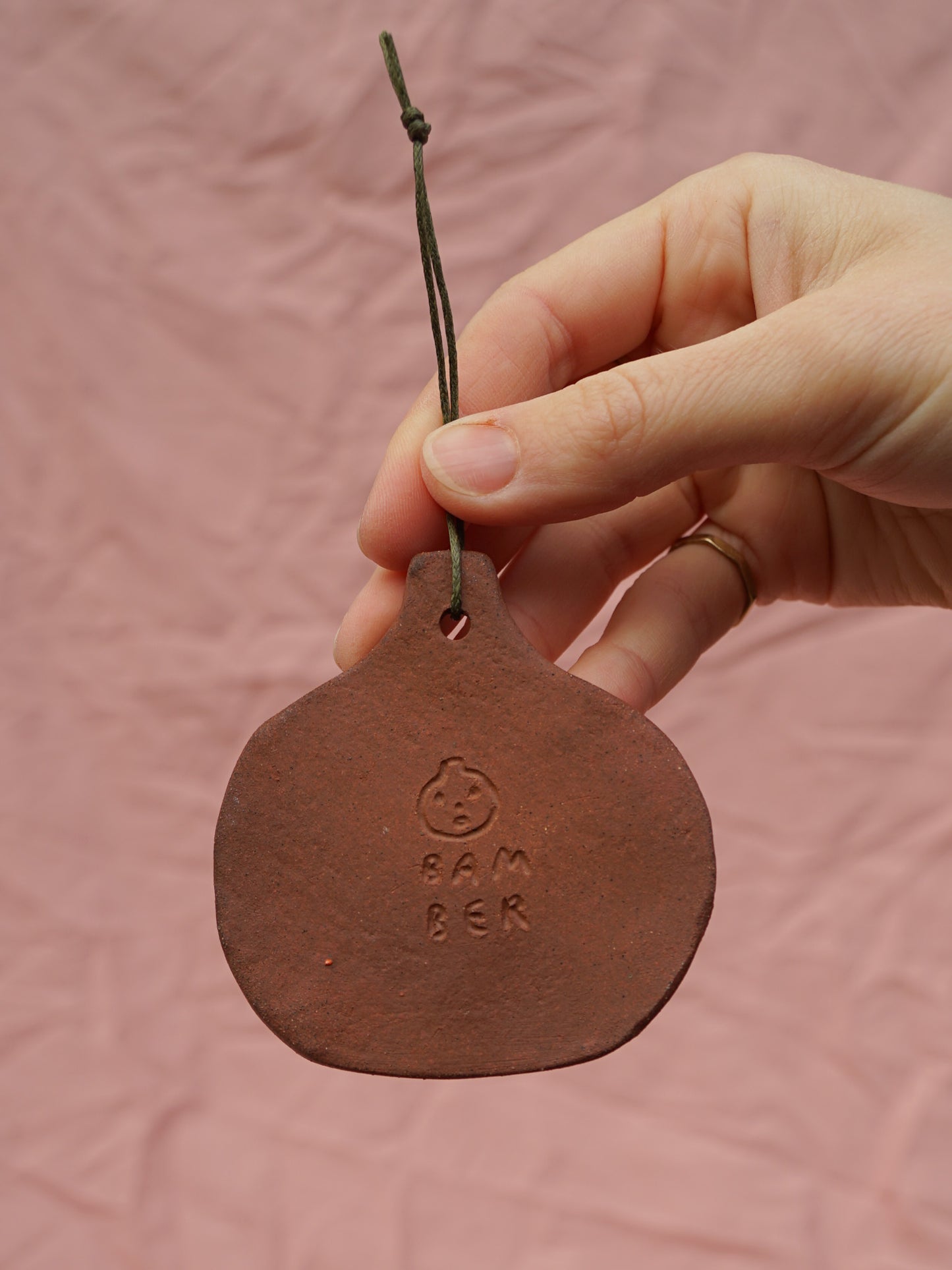 Shocked Pumpkin Hanging Ornament