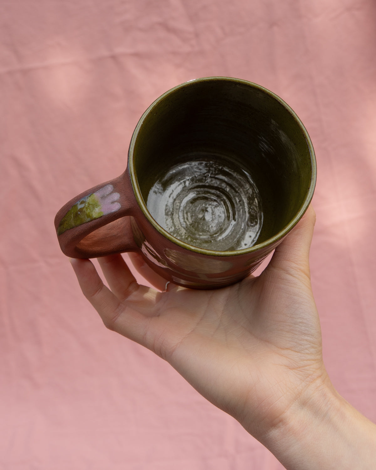 Terracotta Nasturtium Mug