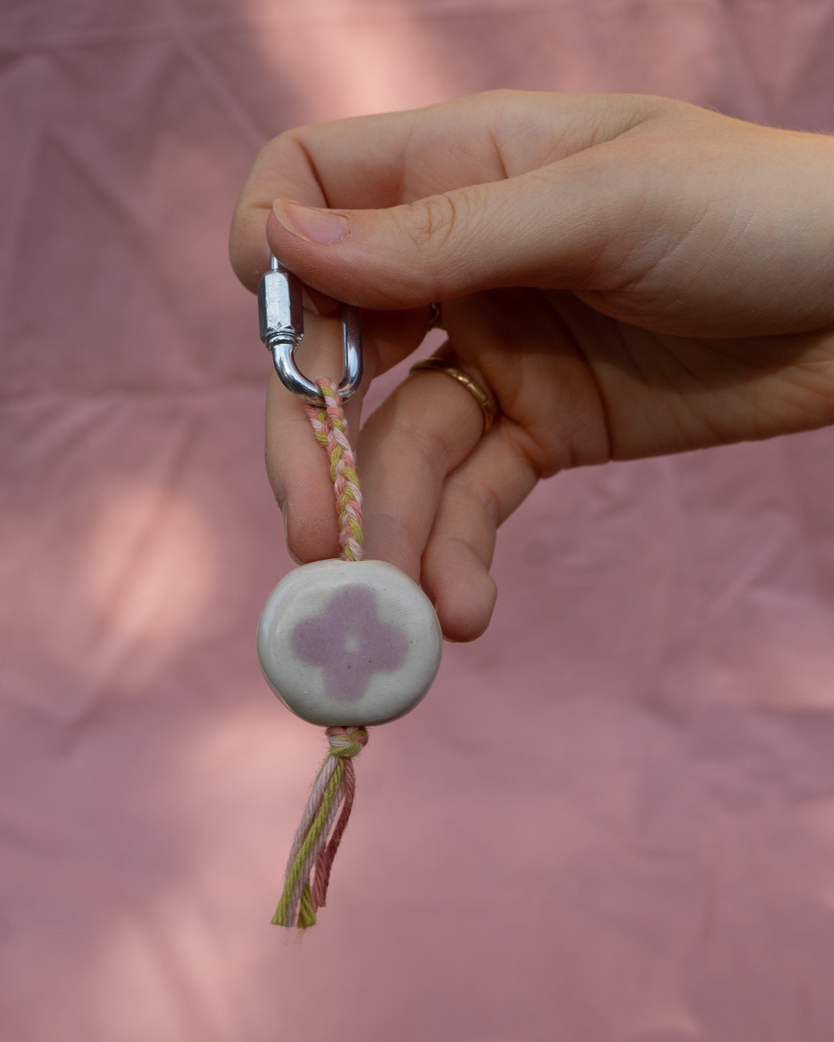 Tulip + Flower Keyring