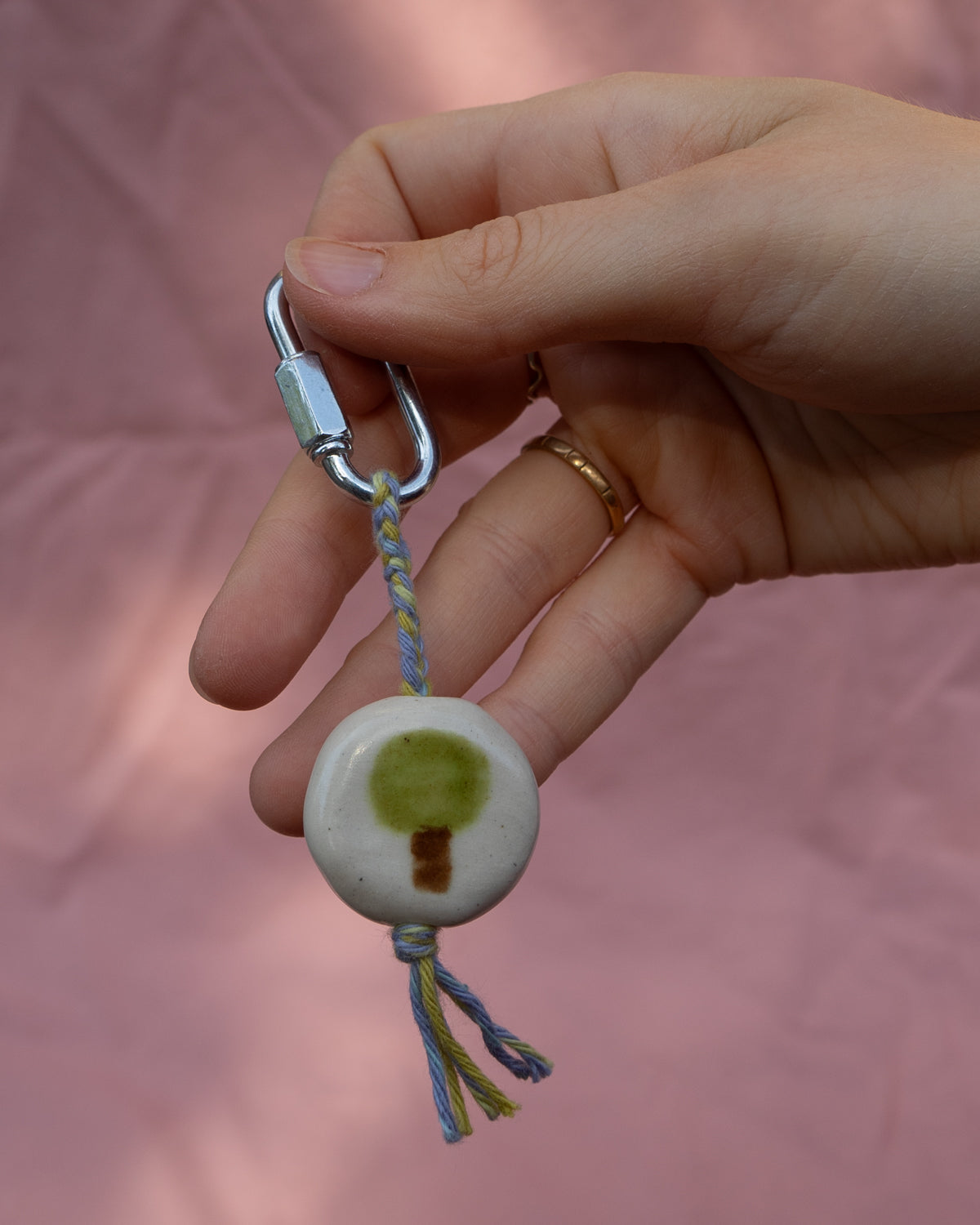 Tree + Bird Keyring
