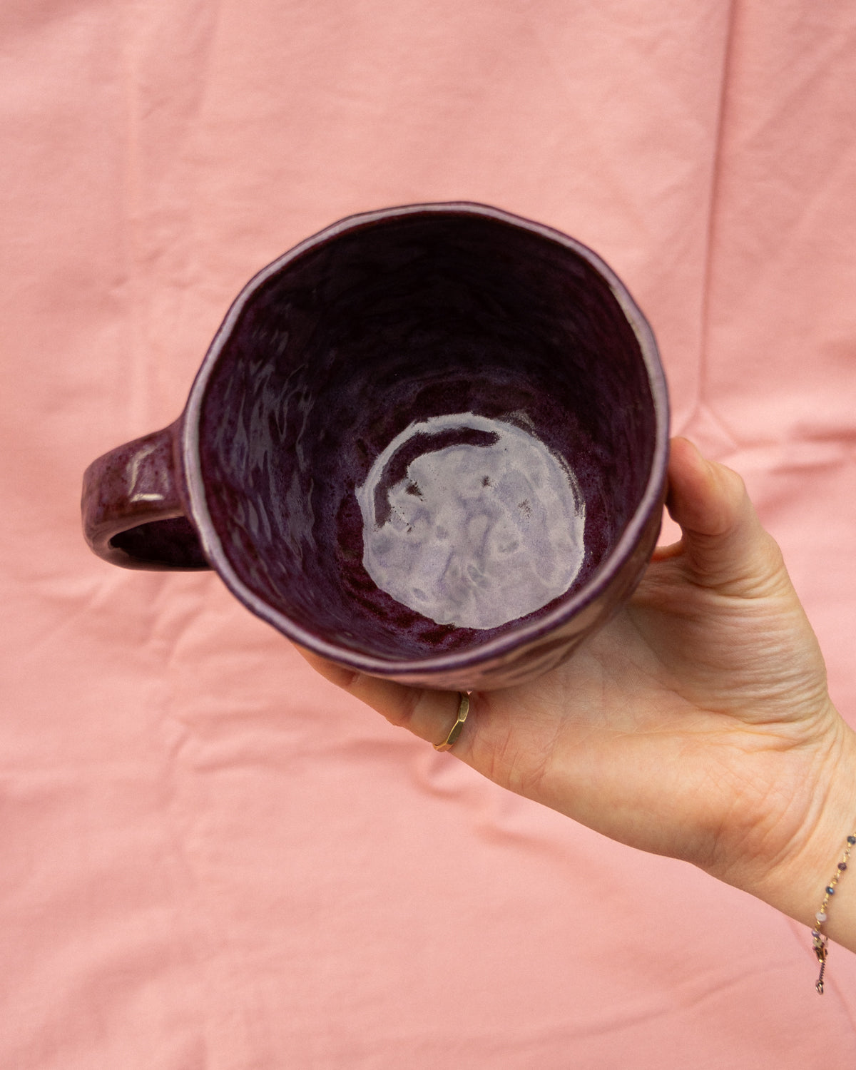 Purple Flower Mug
