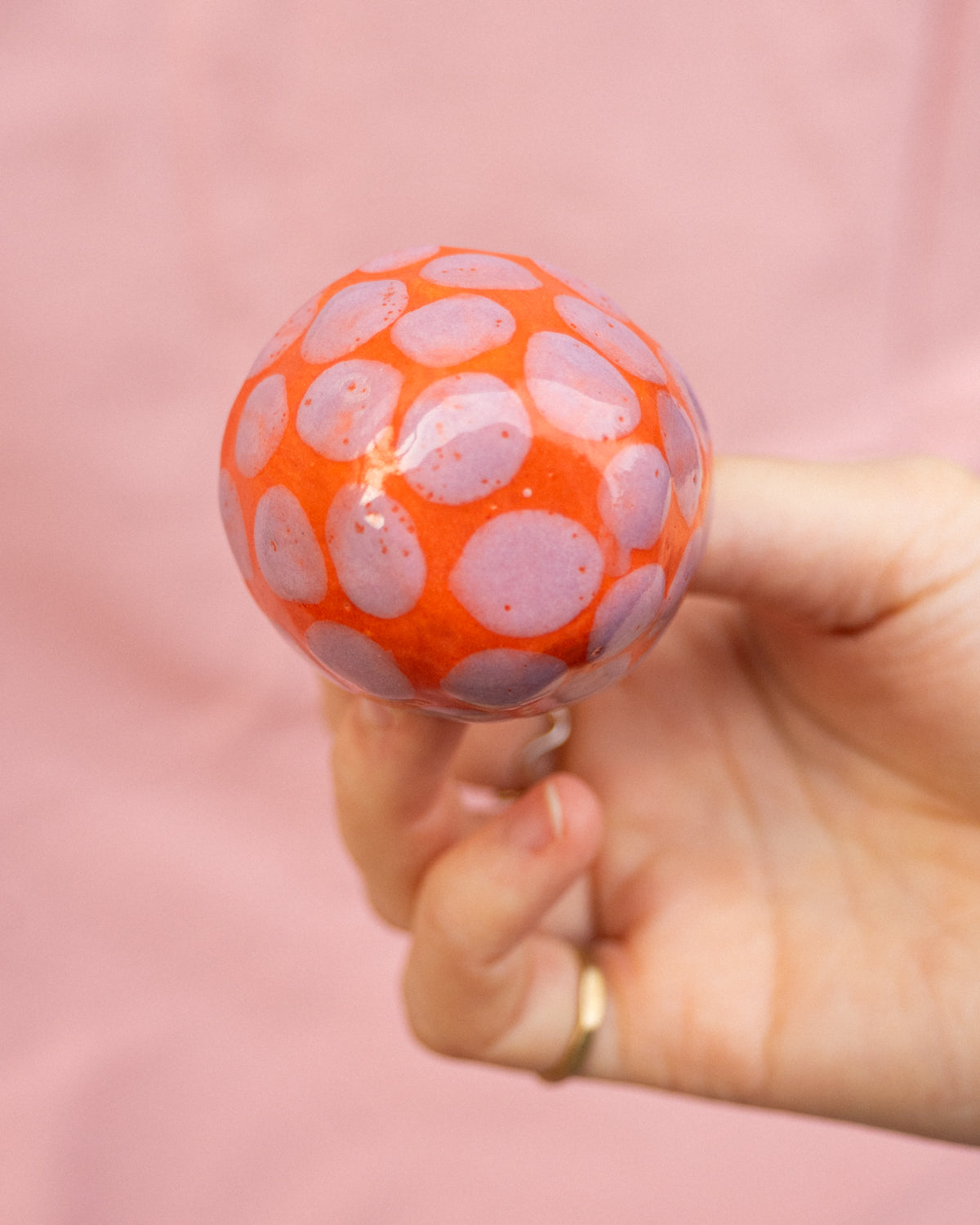 Orange Garden Mushroom