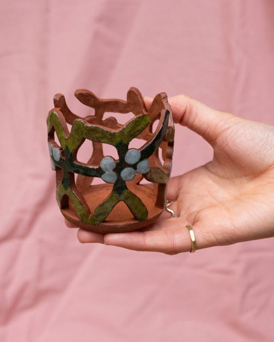 Mistletoe Tealight Pot