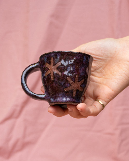 Lavender Stars Tiny Mug