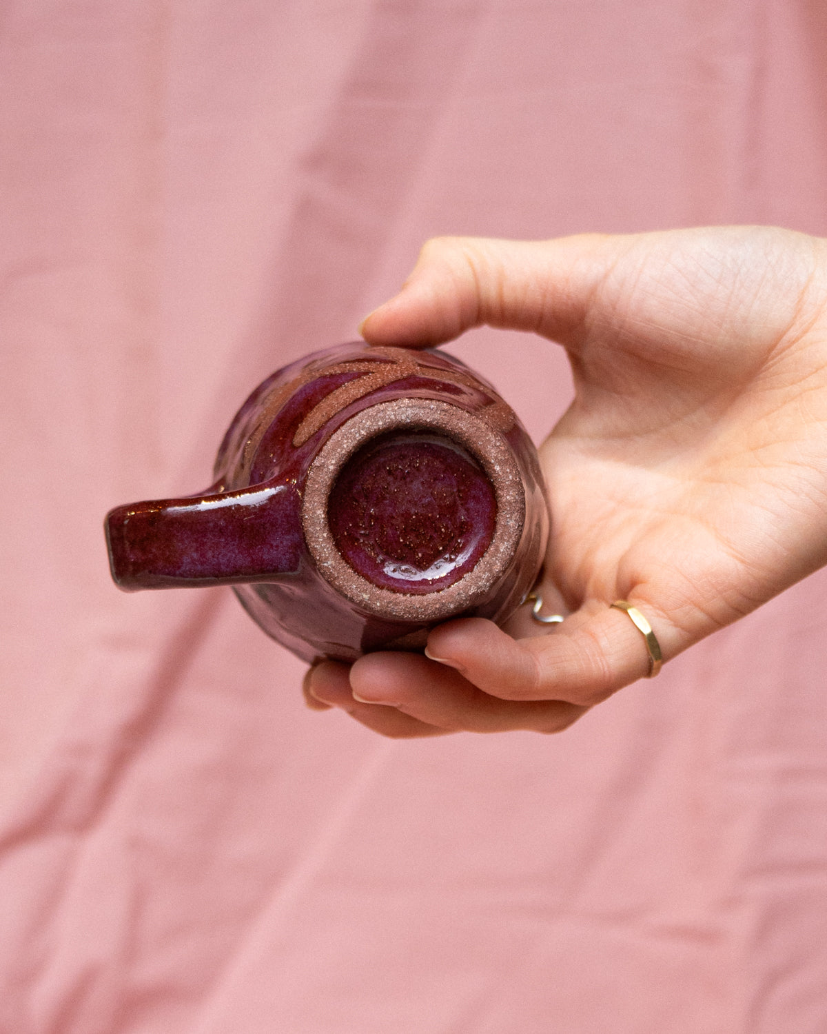 Purple Flower Tiny Mug