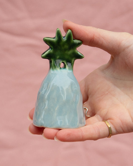 Dark Green + Light Blue Star Candle Snuffer