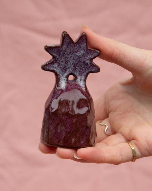 Frosty Lilac + Purple Star Candle Snuffer