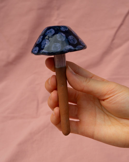 Navy Garden Mushroom