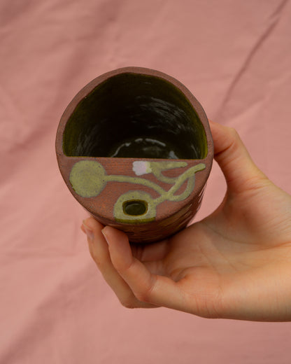 Terracotta Nasturtium Travel Cup