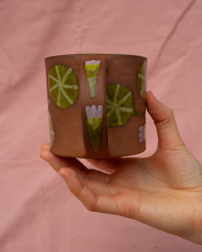 Terracotta Nasturtium Mug