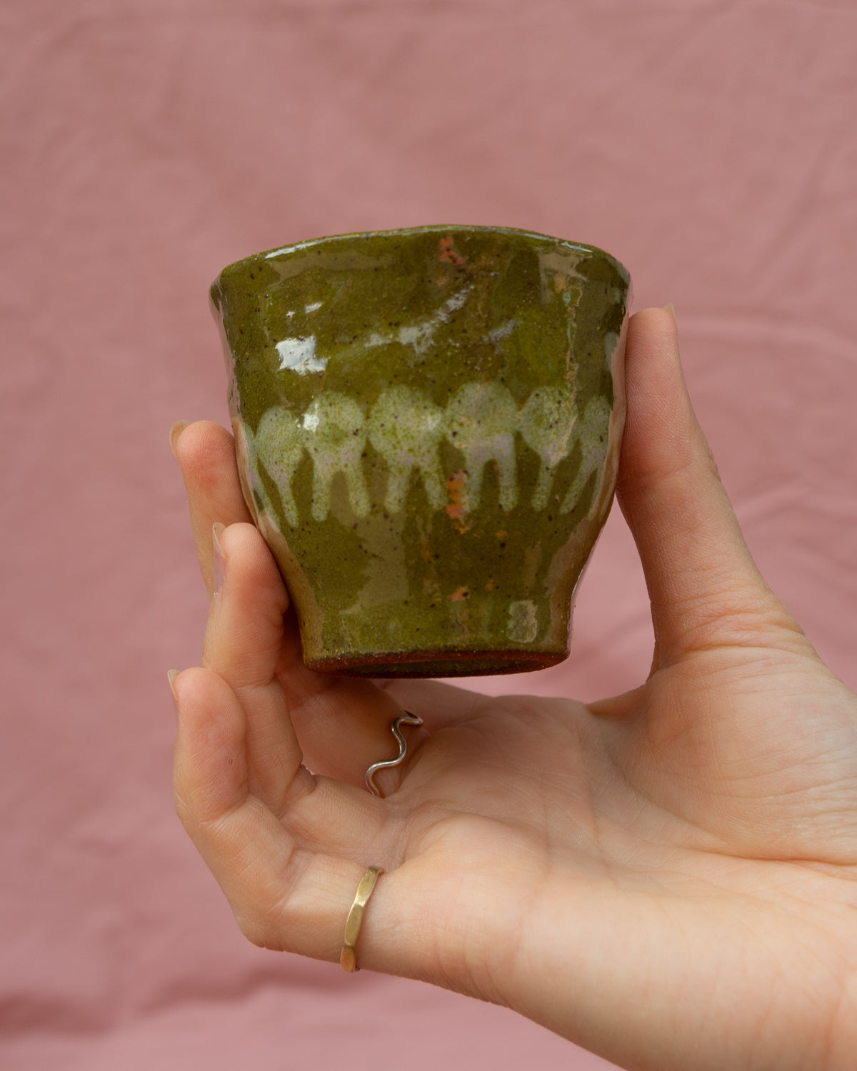Olive Caterpillar Tiny Mug