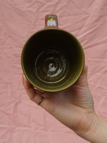 Terracotta Nasturtium Mug