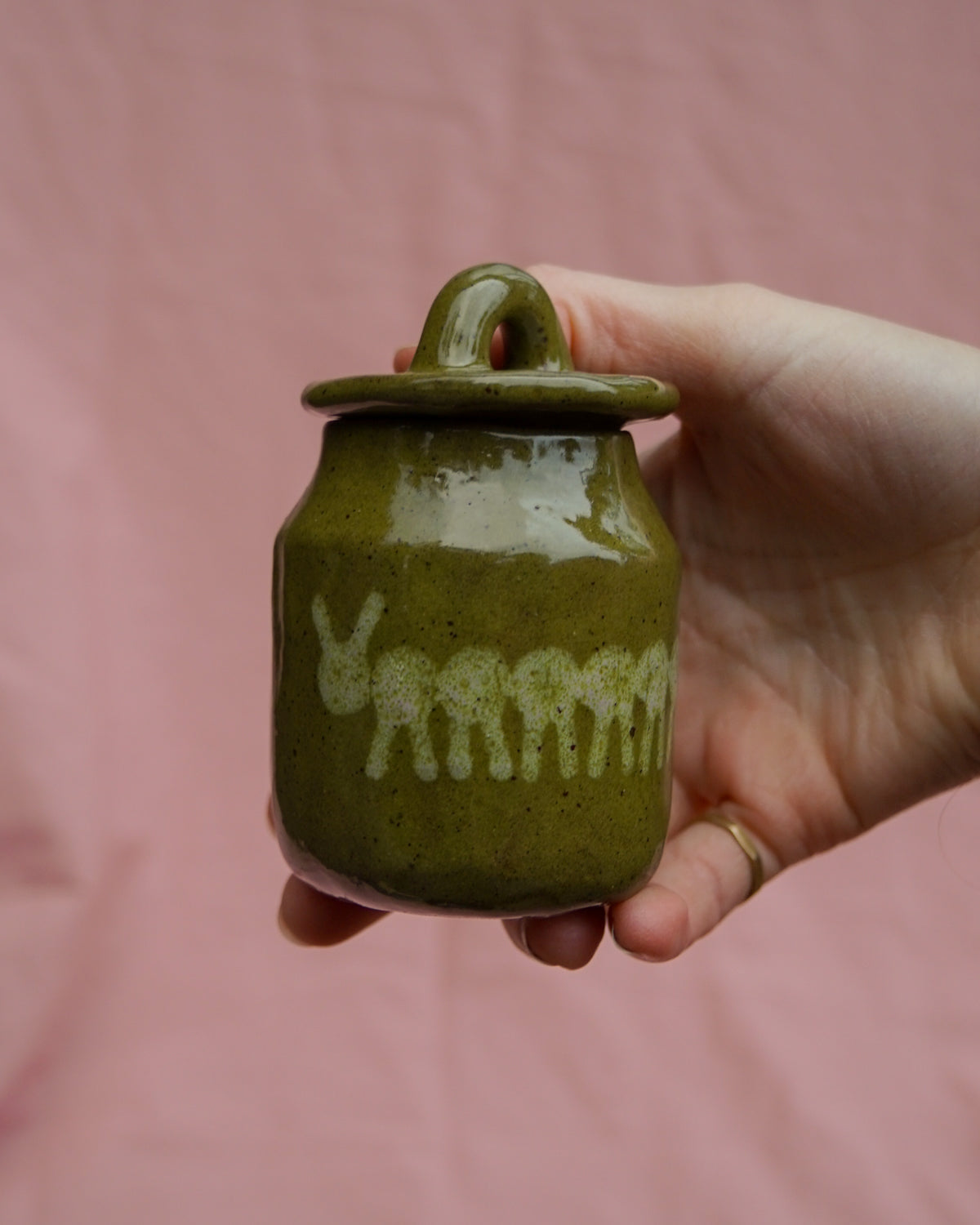 Mini Caterpillar Jar