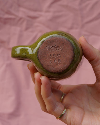 Olive Caterpillar Tiny Mug
