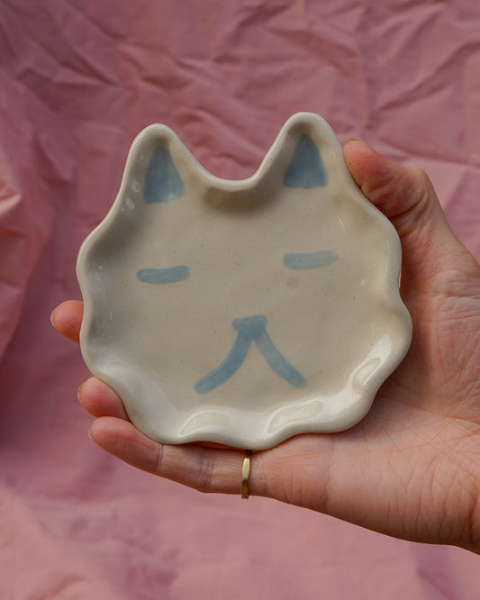 Sleepy Cat Plate
