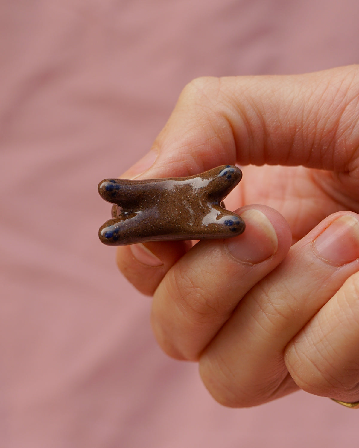Terracotta Tiny Cat Charm