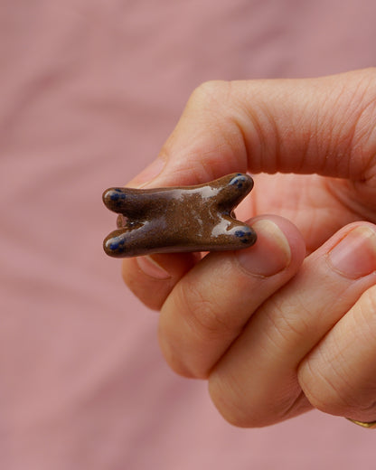 Terracotta Tiny Cat Charm