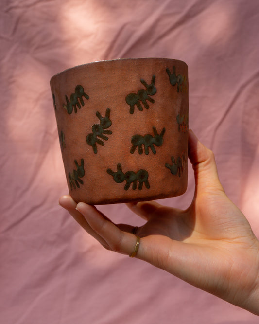 Small Ants Plant Pot