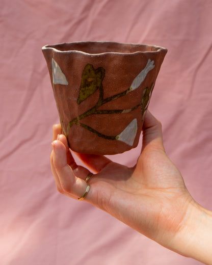 Small Frilly Bindweed Plant Pot